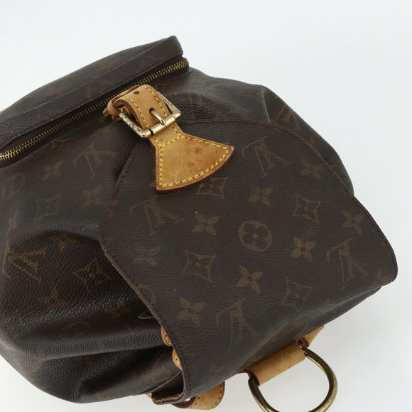 LOUIS VUITTON Monogram Montsouris MM Rugzak M51136 LV Auth am11442