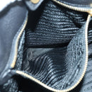 PRADA Tote Bag Leather Black Gold BR3847 Auth am11447V-25