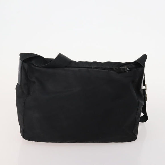 PRADA Shoulder Bag Nylon 3 Set Black Beige Auth am11451