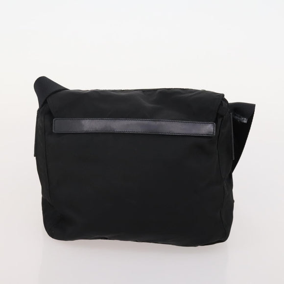 PRADA Shoulder Bag Nylon 3 Set Black Beige Auth am11451