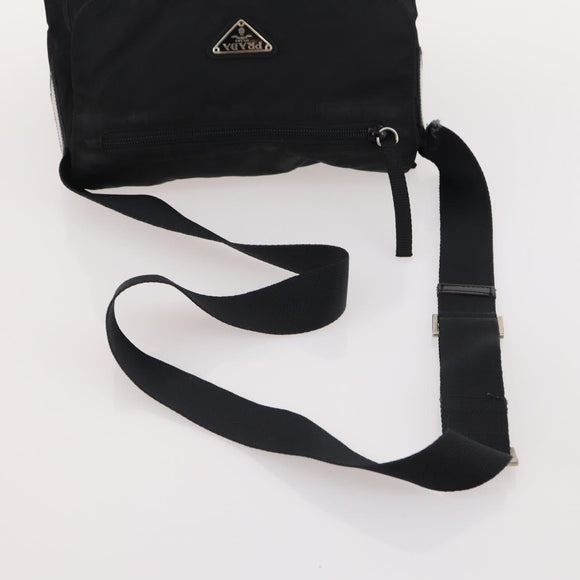 PRADA Shoulder Bag Nylon 3 Set Black Beige Auth am11451