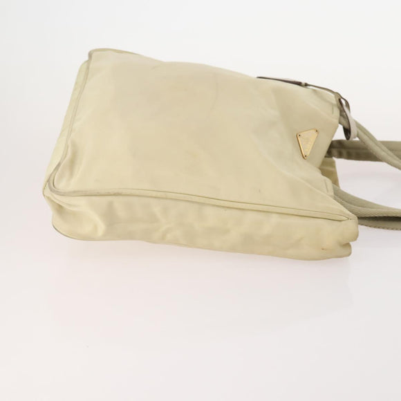 PRADA Shoulder Bag Nylon 3 Set Black Beige Auth am11451