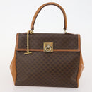 CELINE Macadam Canvas Shoulder Bag PVC Leather 2 Set Brown Auth am11453-12