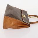 CELINE Macadam Canvas Shoulder Bag PVC Leather 2 Set Brown Auth am11453-14