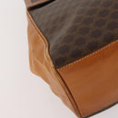 CELINE Macadam Canvas Shoulder Bag PVC Leather 2 Set Brown Auth am11453-18