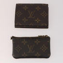 LOUIS VUITTON Epi Monogram Damier Portemonnaie 6er Set Rot LV Auth am11454-2