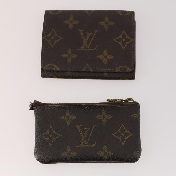 LOUIS VUITTON Epi Monogram Damier Portemonnaie 6er Set Rot LV Auth am11454