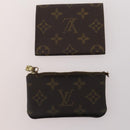 LOUIS VUITTON Epi Monogram Damier Wallet 6 Set Red LV Auth am11454-3