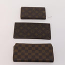 LOUIS VUITTON Epi Monogram Damier Portemonnaie 6er Set Rot LV Auth am11454-7