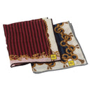 FENDI Handkerchief Cotton 2 Pieces set Red Blue Auth am11455A-1