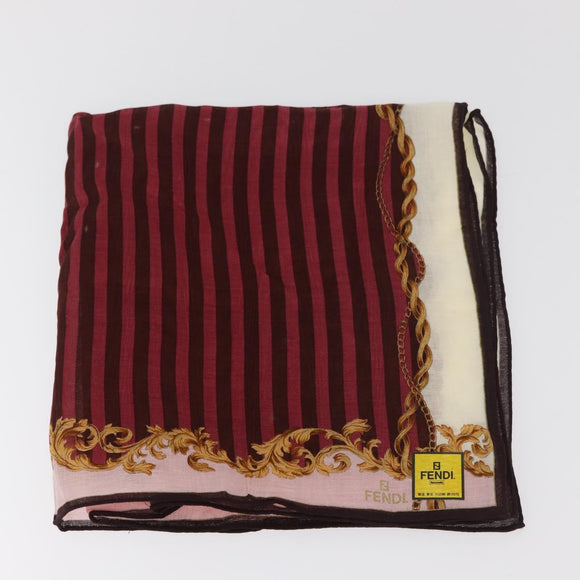 FENDI Handkerchief Cotton 2 Pieces set Red Blue Auth am11455A
