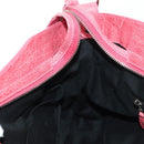 BALENCIAGA Giant Town Hand Bag Leather 2way Pink 240578 Auth am11459SAV-22
