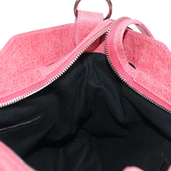 BALENCIAGA Giant Town Hand Bag Leather 2way Pink 240578 Auth am11459SAV