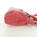 BALENCIAGA Giant Town Hand Bag Leather 2way Pink 240578 Auth am11459SAV-4