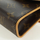 LOUIS VUITTON Monogram Pochette Florentine Waist bag M51855 LV Auth am11460V-16