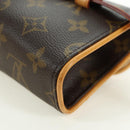 LOUIS VUITTON Monogram Pochette Florentine Waist bag M51855 LV Auth am11460V-18