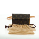 LOUIS VUITTON Monogram Pochette Florentine Waist bag M51855 LV Auth am11460V-12