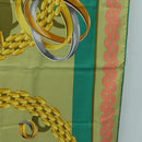 CARTIER Scarf Silk Khaki Auth am11464A-7