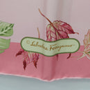 Salvatore Ferragamo Scarf Silk Pink Auth am11466V-11