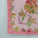 Salvatore Ferragamo Scarf Silk Pink Auth am11466V-8
