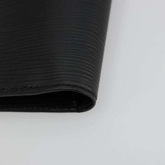 LOUIS VUITTON Epi Portefeuille Braza Long Wallet Black M60622 LV Auth am11471A