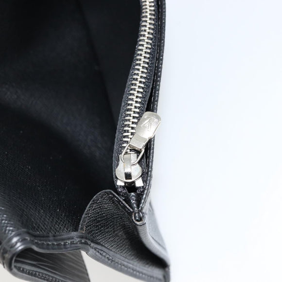 LOUIS VUITTON Epi Portefeuille Braza Long Wallet Black M60622 LV Auth am11471A