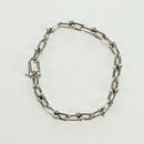 TIFFANY&Co. Hardware Small Link Armband Ag925 Zilver Auth am11473SM-6