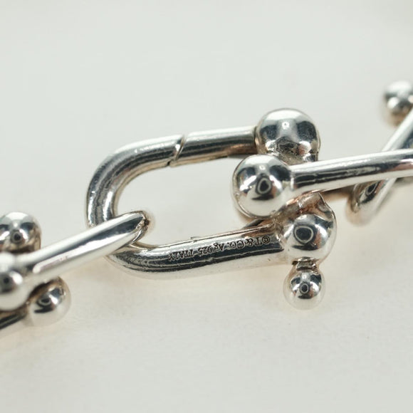 TIFFANY&Co. Hardware Small Link Armband Ag925 Zilver Auth am11473SM