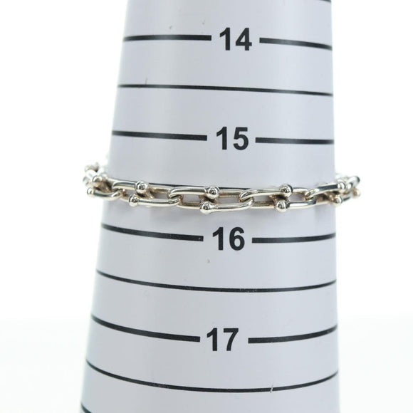 TIFFANY&Co. Hardware Small Link Armband Ag925 Zilver Auth am11473SM