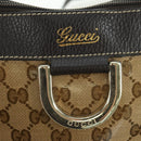 GUCCI GG Crystal Abbey Bag Coated Canvas Outlet Beige Brown 296019 Auth am11474V-19
