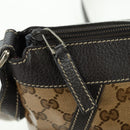 GUCCI GG Crystal Abbey Bag Coated Canvas Outlet Beige Brown 296019 Auth am11474V-9
