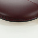 CARTIER Must Line Coin Purse Leather Bordeaux Gold Auth am11475V-11