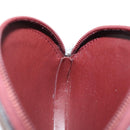 CARTIER Must Line Coin Purse Leather Bordeaux Gold Auth am11475V-16
