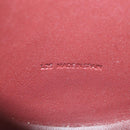 CARTIER Must Line Coin Purse Leather Bordeaux Gold Auth am11475V-18