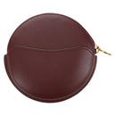 CARTIER Must Line Coin Purse Leather Bordeaux Gold Auth am11475V-3
