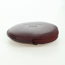 CARTIER Must Line Coin Purse Leather Bordeaux Gold Auth am11475V-5
