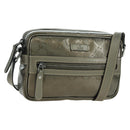 GUCCI GG Implementation Shoulder Bag PVC Gray Silver 201447 Auth am11476V-1
