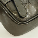 GUCCI GG Implementation Shoulder Bag PVC Gray Silver 201447 Auth am11476V-10