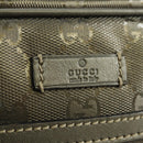 GUCCI GG Implementation Shoulder Bag PVC Gray Silver 201447 Auth am11476V-14
