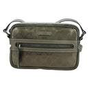 GUCCI GG Implementation Shoulder Bag PVC Gray Silver 201447 Auth am11476V-2