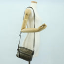 GUCCI GG Implementation Shoulder Bag PVC Gray Silver 201447 Auth am11476V-25