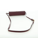 ETRO Paisley Shoulder Bag PVC Leather Gold Bordeaux Auth am11482V-7