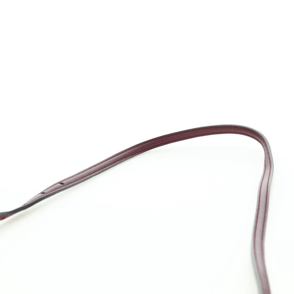 ETRO Paisley Shoulder Bag PVC Leather Gold Bordeaux Auth am11482V