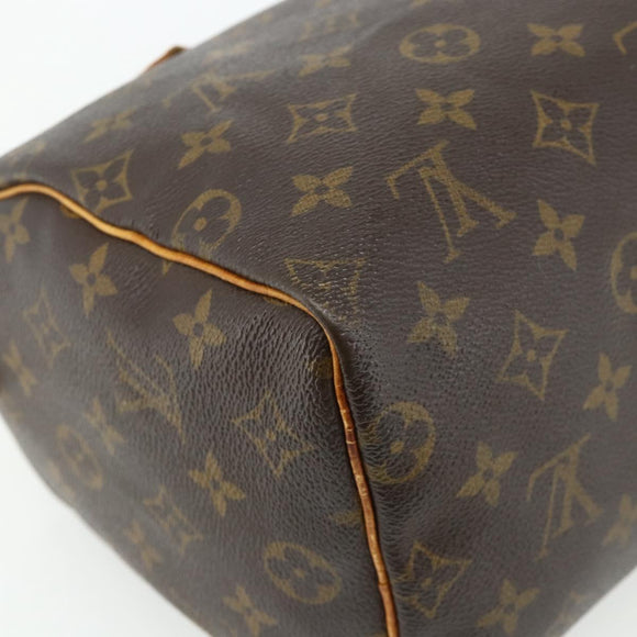 LOUIS VUITTON Monogram Speedy 25 Hand Bag M41528 LV Auth am11486