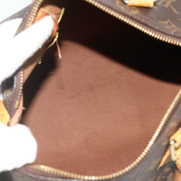 LOUIS VUITTON Monogram Speedy 25 Hand Bag M41528 LV Auth am11486