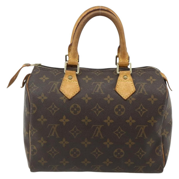 LOUIS VUITTON Monogram Speedy 25 Hand Bag M41528 LV Auth am11486