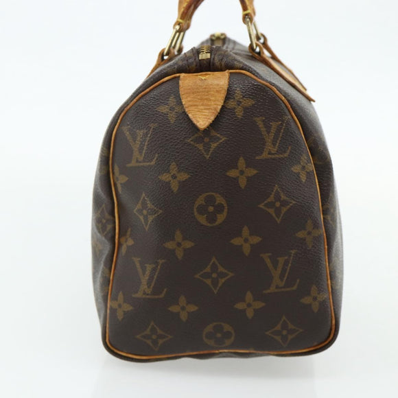 LOUIS VUITTON Monogram Speedy 25 Hand Bag M41528 LV Auth am11486