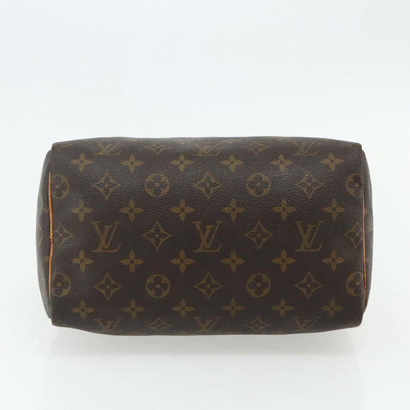 LOUIS VUITTON Monogram Speedy 25 Hand Bag M41528 LV Auth am11486