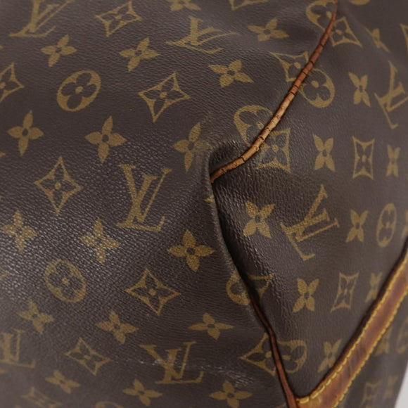 LOUIS VUITTON Monogram Keepall Bandouliere 55 Boston Bag M41414 LV Auth am11487