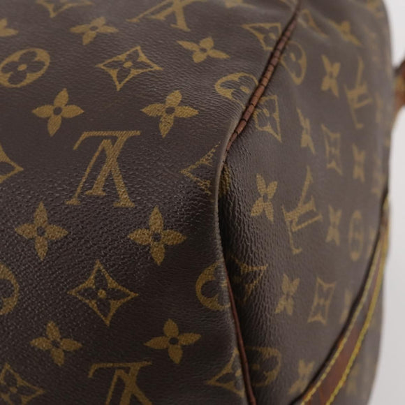 LOUIS VUITTON Monogram Keepall Bandouliere 55 Boston Bag M41414 LV Auth am11487
